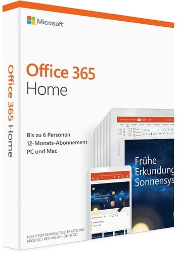 Microsoft Office 365 Home, 6 Utenti
