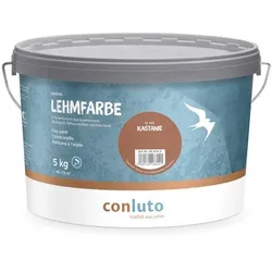 conluto Lehmfarbe Kastanie - 5 kg Eimer