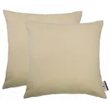 Tom Tailor Kissenbezug Dove 2 St. 60 x 60 cm creme