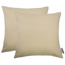 Tom Tailor Kissenbezug Dove 2 St. 60 x 60 cm creme