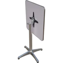 Harms DS Klapptisch Edelstahl-Platte 0 x 0 x 0 cm Silber/Grau