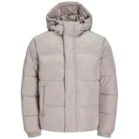 JACK & JONES Steppjacke mit Kapuze Modell 'BRADLEY', Beige, XL