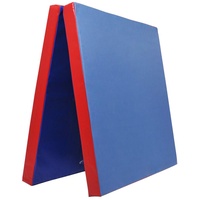 Klappbare Weichbodenmatte RG 35 | BLAU - ROT | 200 x 100 x 8 cm