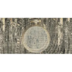 Fototapete ARCHITECTS PAPER "Time goes by", grau (beige, braun, grau), B:5m L:2,5m, Vlies, Tapeten, Vlies, Wand, Schräge