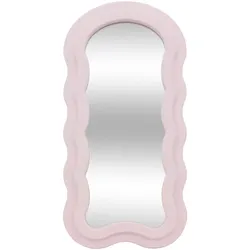 Atmosphera - Ayna Wellenspiegel 60 x 30 cm rosa MDF