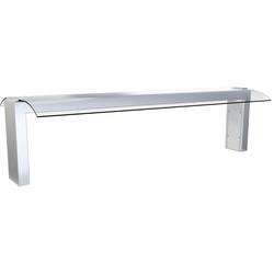 Bildschirm mit stütze und glas einbau 5 gn ohne licht - 1745x550x420 mm - 1125JN5C Eurast