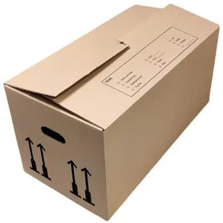 Packen24 GmbH Umzugskarton Umzugskarton L 665 x 340 x 325 mm Umzugskiste zweiwellig
