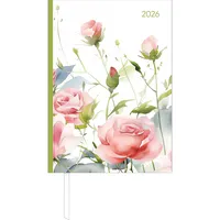 Neumann Buchkalender Style Roses 2026 - Büro-Kalender A5 -