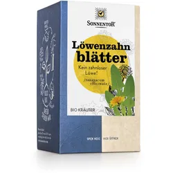 Bio-Löwenzahnblätter-Tee – 18 Doppelkammerbeutel für herben Genuss 21,6 g, DK-Beutel