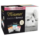 Miamor Ragout Royale in Jelly Pute, Lachs & Kalb 12 x 100 g