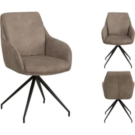 omg design »Tijn« (Set) 2 Stk.Drehstuhl, Armlehnenstuhl, pflegeleicht