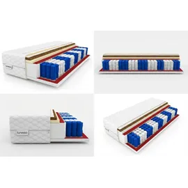 lunesso Taschenfederkernmatratze 120 x 200 cm H3/H4