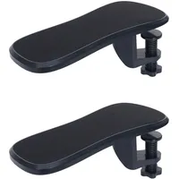 Mendler 2er-Set Armauflage HWC-N75, für Schreibtisch Arm-/Handgelenkstütze Handgelenkauflage Ablage