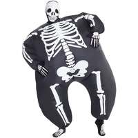 Morph Aufblasbares Skelett Kostüm für Erwachsene, Megamorph - Einheitsgröße