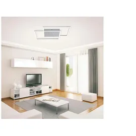 Paul Neuhaus Yuki 1 LED 67 x 67 cm grau