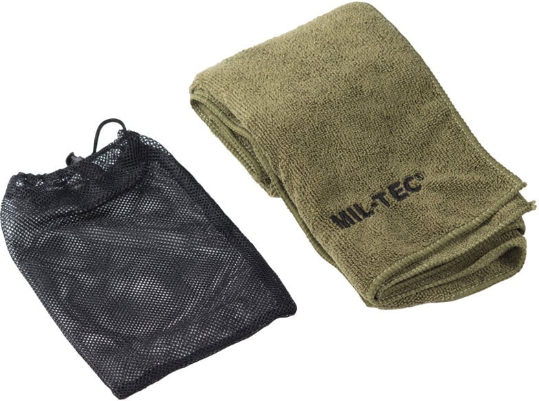 Mil-Tec Microfiber, serviette - Olive - 80 x 40 cm