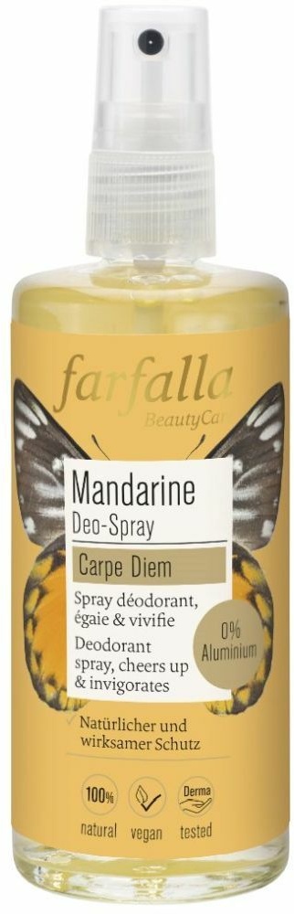 FARFALLA BeautyCare Mandarine Déodorant Spray Carpe Diem 100 ml déodorant