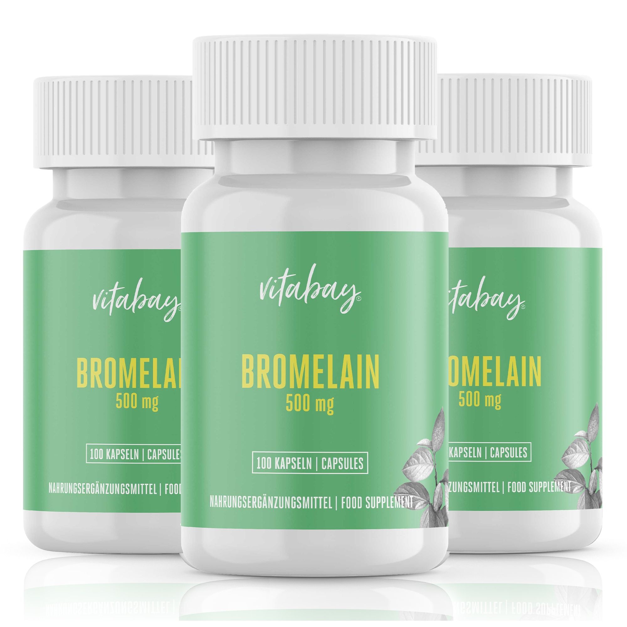 Vitabay Bromelain 500mg Kapseln 300 St