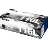 Coloran MLT-D116L Schwarz Toner für Samsung MLT-D116L MLTD116L Kompatibel mit Samsung Xpress M2675fn Toner für M2885fw SL-M2626 M2625 M2625D M2825 M2825DW M2835 M2675F M2875 (Schwarz, 1er-Pack)