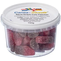 Saure Kirsch-Cola Flaschen Canea-Sweets 150 g