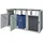 pro.tec Mülltonnenbox Tarbek 121 x 219 x 82 cm anthrazit