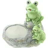 Frank Flechtwaren Pflanzer Froschpaar Blumenkasten Schale Pflanzkorb Pflanzschale Blumentopf