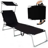 BruKa Gartenliege KRETA Sonnenliege Gartenliege Liegestuhl Relaxliege Strandliege Liege, 2 St.