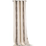 WECKBRODT Vorhang »Barock«, (1 St.), Jacquard,blickdicht,abdunkelnd,beidseitig schöne Optik, Gardine, Store beige