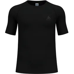 Odlo Funktionsunterwäsche Shirt Performance Wool 140 (Merino-Mix , nahtlos, schnelltrocknend) schwarz Herren
