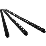 GBC Plastikbinderücken 4028175 DIN A4 10mm schwarz 100 Stück