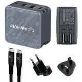 AVerMedia Ladedock, Core GO (GC313) Black, 100W GaN, HDMI