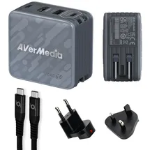 AVerMedia Ladedock, Core GO (GC313) Black, 100W GaN, HDMI