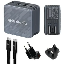 AVerMedia Ladedock, Core GO (GC313) Black, 100W GaN, HDMI