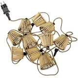 Newgarden LED Lichterkette Jute 8 m Weiß