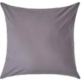 Homescapes Kissenbezug HOMESCAPES 80 x 80 cm Silber