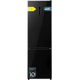 Cecotec Kühl-Gefrierkombination Bolero CoolMarket 4D 506 PadHub Black Glass E. 405 L, 200x59,5 cm, Total NoFrost, Inverter Plus, Fresh Flex Schublade, 37 dB, Ultra Fast Freezing, LED-Display