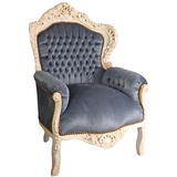 Thron Prunksessel barock Fernsehsessel Barocksessel Rokoko Stuhl Barockstuhl