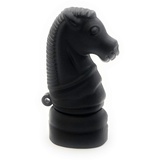 Onwomania Schach Figur Pferd Schwarz Funny USB Stick 64 GB USB 3.0 Speicherstick USB-Datenträger