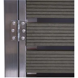 MCW Mülltonnenverkleidung K14 200 x 120 x 85 cm grau