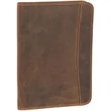 GREENBURRY Schreibmappe Vintage A4 Braun