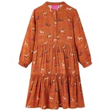 vidaXL Kinderkleid Cognac 104