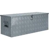 deluke Aluminiumbox mit Deckel 110,5x38,5x40cm Silber