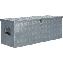 deluke Aluminiumbox mit Deckel 110,5x38,5x40cm Silber
