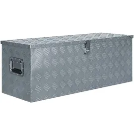 deluke Aluminiumbox mit Deckel 110,5x38,5x40cm Silber