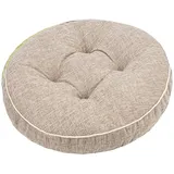 uyeoco 1/2/4 er Set Stuhlkissen 40cm/45cmx9cm Dicke Auflagen rund Sitzkissen StühleSitzauflage für Indoor und Outdoor Polsterung Steppkissen/Bodenkissen(A6,1pcs,45x45cm)