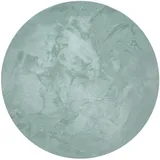 benuta nest - Kunstfell-Teppich Dave Mint ø 120 cm