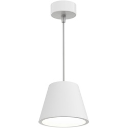 ledscom.de Gips Pendelleuchte Hängelampe GIEDI DIY, inkl. GX53 Lampe 420lm, weiß