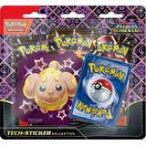 Pokémon Karmesin & Purpur Paldeas Schicksale Tech-Sticker-Kollektion Hefel (1 holografische Promokarte & 3 Boosterpacks)