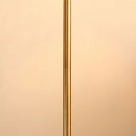 Homcom Stehlampe Wohnzimmer Stehleuchte 40W Standleuchte mit E27 Fassung Metallgitter Schirm Schlafzimmer Vintage Gold 35 x 150 cm