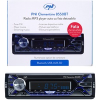 PNI Auto MP3-Player PNI Clementine 8550BT, Front abnehmbar, 4x45w, 12V, 1 DIN, mit SD, USB, AUX, RCA